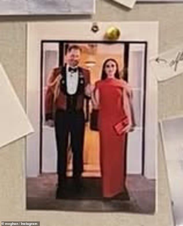 Meghan shared a snap of herself and Harry at the Mountbatten Festival of Music at Royal Albert Hall