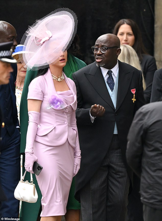 Enninful attended King Charles's Coronation with American singer Katy Perry in May 2023