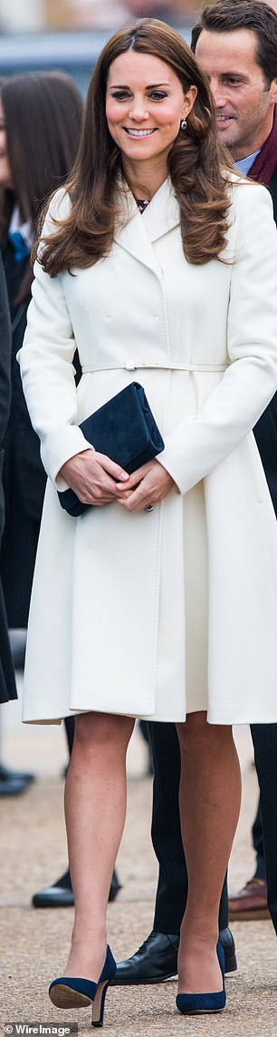 Kate visits the home of Ben Ainslie Racing to view an art project in Portsmouth in February 2015