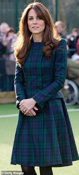 Kate celebrates St Andrew's Day in Pangbourne, Berkshire, in 2012
