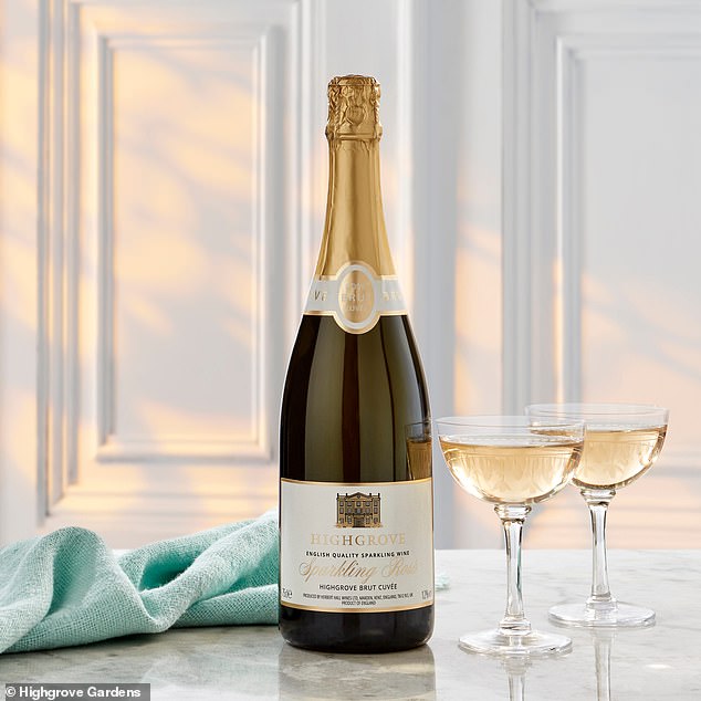 The King began selling products from the Duchy of Cornwall estate in the 1990s and his Sparkling English Rosé (pictured) is believed to have first been given the monarch's label in 2010