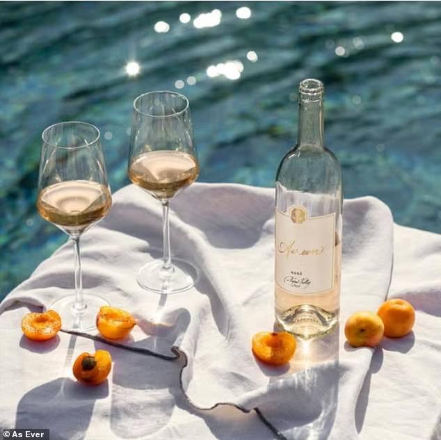 The Duchess of Sussex, 43, announced last week that she would be releasing a Napa Valley rosé wine (pictured) on July 1