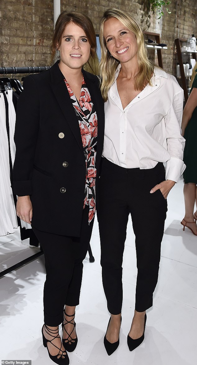 Princess Eugenie of York and Misha at the Misha Nonoo pop-up launch event on September, 2019