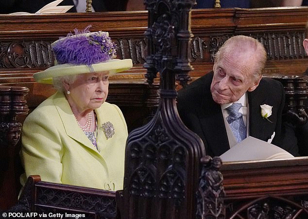 Philip and Queen Elizabeth II at Harry and Meghan's wedding. The late Prince Philip lovingly referred to Elizabeth as 'Cabbage'. This refers to the French phrase ‘mon petit chou’. The French idiom is a way of saying ‘my darling’