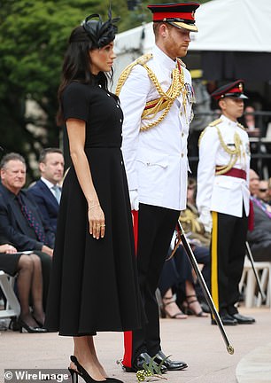 The Duke and Duchess of Sussex in Australia in 2018