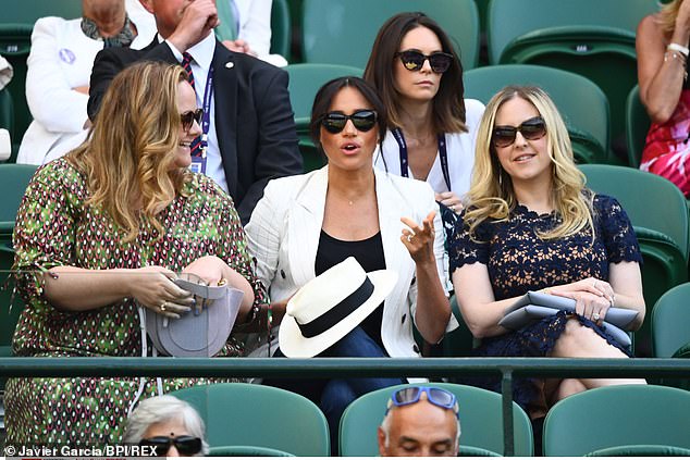 An All England Club insider said she was not supposed to be wearing jeans in the members' areas