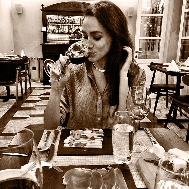Meghan enjoys a glass of red. The duchess has made no secret of her love for a glass of wine