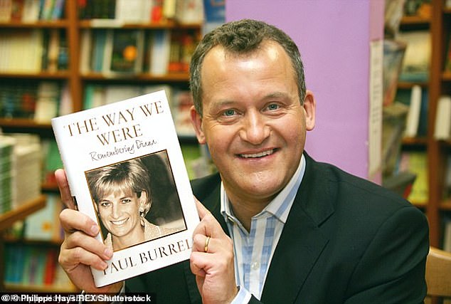 Paul Burrell holds up a copy of his 2007 book, The Way We Were: Remembering Diana. His latest book will be published in September