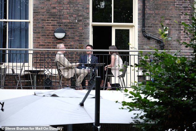 The King’s head of communications Tobyn Andreae, the Sussexes’ chief communications officer Meredith Maines and Harry's UK press officer Liam Maguire met in London a fortnight ago