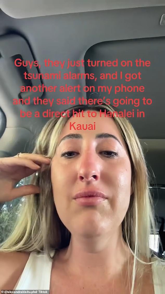 Another user, Holistic Alexandra, appears close to tears as she describes the warning messages she's received on her phone