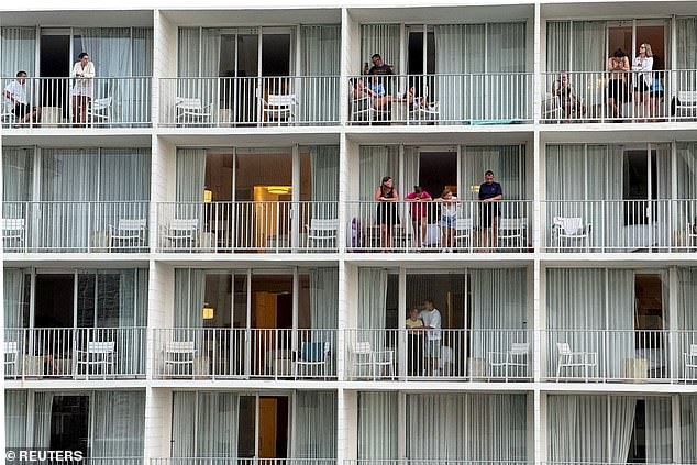 Many residents scrambled for higher ground to stay safe as the first tsunami waves hit Hawaii on Wednesday morning