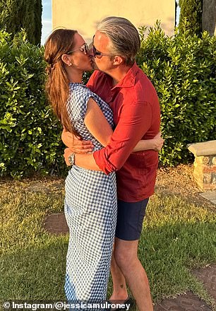 Jessica shared this picture of Ben on Instagram in November last year