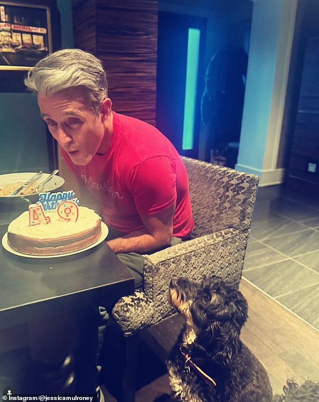 Her last post to Ben was for his birthday back in March (pictured)