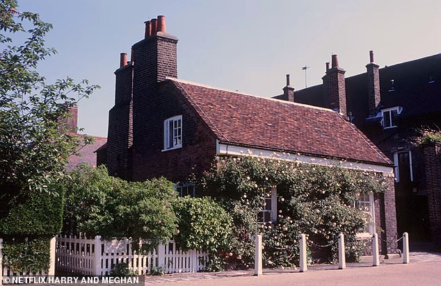 Nottingham Cottage (pictured) which Meghan reportedly not only believed was too small for her larger standards but she was 'compounded by a vague feeling that the Kensington Palace staff tended to treat Harry as less important than his brother'