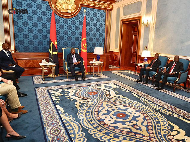 It is believed Prince Harry hopes the publicity surrounding his visit will encourage more donations from the Angolan government