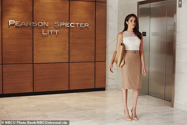 Meghan as Rachel Zane in Suits. After years of unsuccessful auditions the Legal Drama proved to Meghan's big break in 2011