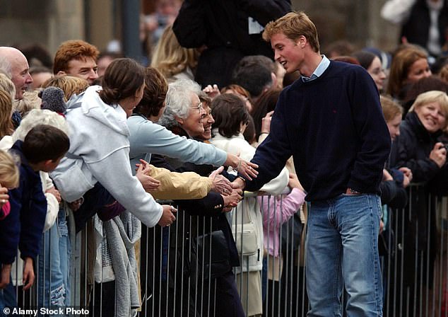 William meets well-wishers in St Andrews. The media embargo was designed to let William enjoy his time at university