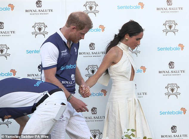 Meghan had caused 'disruption' on a very crowded stage after turning up at short notice and bringing her 'very famous friend' Serena Williams, the chair of Harry's charity claimed