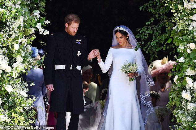 Meghan's decision to wear a white wedding gown raised some eyebrows