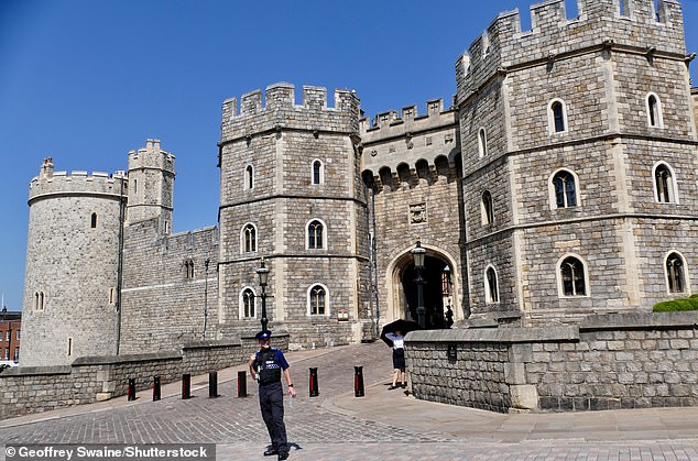 In her book The New Royals, Katie Nicholl wrote: 'On one occasion in the run-up to the wedding, Meghan went to Windsor Castle (pictured) for a menu-tasting and ended up having a tense exchange with a member of staff