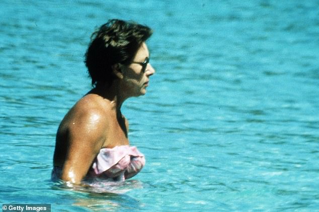 Princess Margaret in Mustique in 1976