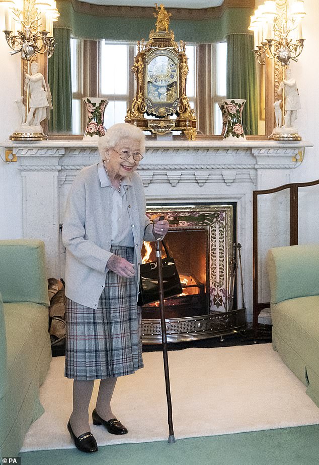 The last picture of the Queen. She made her uncharacteristically blunt remarks just a month before she died