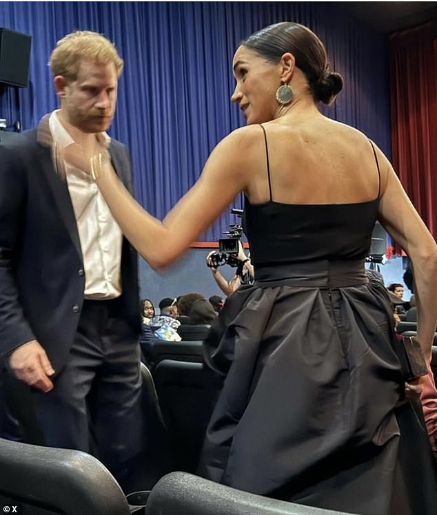 'Meghan was fully in charge of the steering on the night,' wrote Judi