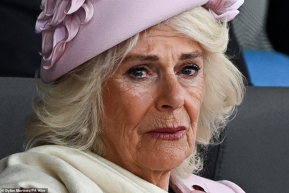 'Charles has inherited a country coming out of an epidemic and also a country much more in touch with the subject of mental health, meaning emotional displays might create empathy with his public.' Indeed, Queen Camilla also appears to have embraced a withdrawal from the traditional stoicism typically favoured historically. Last year, tears were seen welling up in her eyes as a D-Day veteran bravely recounted the horror of losing his best friend on the beaches of Normandy. Charles and Camilla joined the Prince of Wales, leading UK politicians and veterans at a major event in Portsmouth, where the King gave his first public speech since being diagnosed with cancer. He told the crowd: 'The stories of courage, resilience and solidarity we have heard today and throughout our lives cannot fail to move us, to inspire us and to remind us of what we owe to that great wartime generation.'