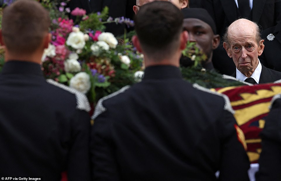 Likewise, for Prince Edward, the Duke of Kent, maintaining a traditional Royal face of stoicism proved almost near impossible during the funeral of his wife of 64 years, the Duchess of Kent, held at Westminster Cathedral last month. While the 89-year-old put on a dignified and sombre display as he walked behind the coffin, one particular photograph poignantly captured the grief on the Dukes face as he watched his wife's casket being carried away by pallbearers. After the image of the Duke circulated online, it was followed by an incredible outpouring of sympathy, as individuals sent their deepest condolences to the Royal Family while expressing how sorrowful the photo made them feel.