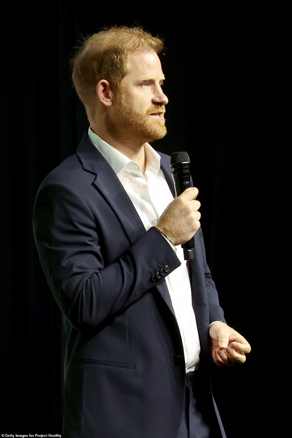 A friend of Harry said the Duke was acutely conscious that his status put those around him in danger, something over which he felt 'enormous guilt'. Harry, who alongside Meghan was crowned 'Humanitarians of The Year' at a glitzy gala run by the Project Healthy Minds charity in New York on Friday, has previously claimed he was ‘singled out’ for ‘inferior treatment after losing his security clearance.