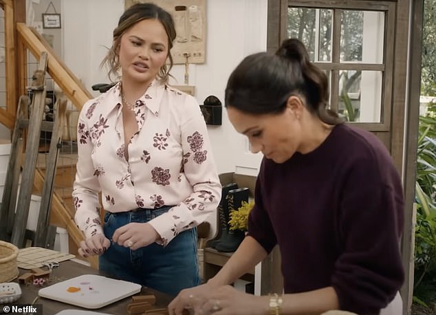 During the show, she and Teigen bonded over their time as 'briefcase girls' on Deal or No Deal