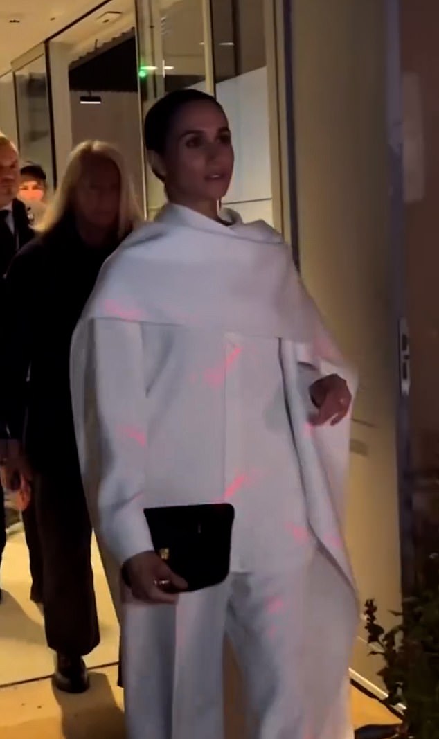 It appears Meghan had her own model moment as she strutted in front of numerous cameras while exiting the star-studded Balenciaga show in Paris this weekend - and she was compared to Zoolander