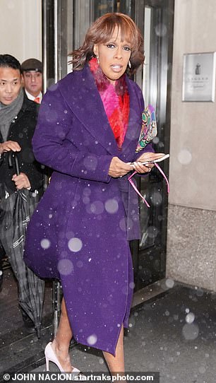 Around 20 of Meghan's closest friends at the time were at the soiree, including Gayle King (pictured); however, no one from either her or Harry's family was in attendance