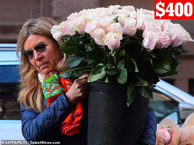 Renowned New York florist Lewis Miller guided guests through a flower-arranging lesson, with all the bunches later being donated to Repeat Roses, a company that supplies bouquets to places like hospitals, nursing homes and homeless shelters