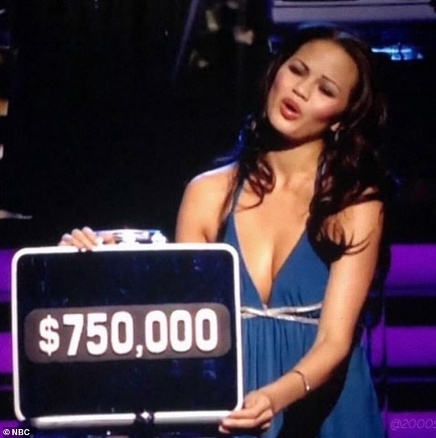 Teigen was a briefcase model on the original Deal or No Deal in 2005 and 2006, during the show’s pilot and first season. She also appeared in a different role in season two
