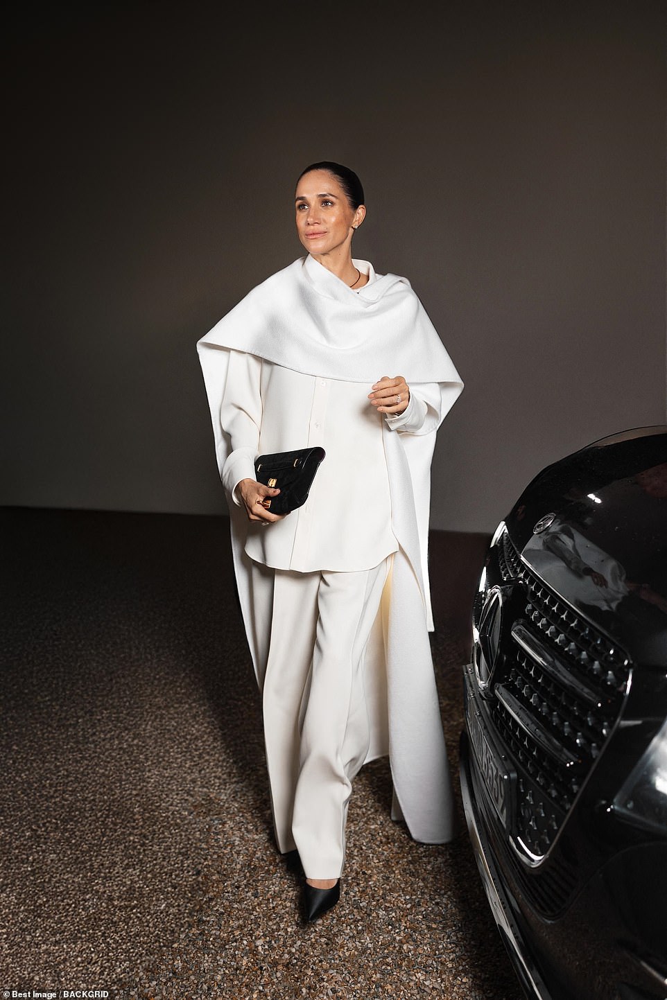 The artist, who appeared in the duchess's Netflix series, used an unusual technique of combining Meghan's foundation with a £83 Longevity serum from luxury Japanese skincare brand Tatcha to create a refreshed look. He took to Instagram to break down his technique, but first thanked his followers for their kind words. 'I want to come on and say thank you so much for all the love and support, it's been so overwhelming to be honest.' Martin, Tatcha's global director of artistry and education, continued, 'I did my usual skin prep with her, which was a lot of Tatcha, and I'm not saying that because I'm with the brand, but it's a skincare ritual that has been in my kit, and I [have] used on all my clients for years .'