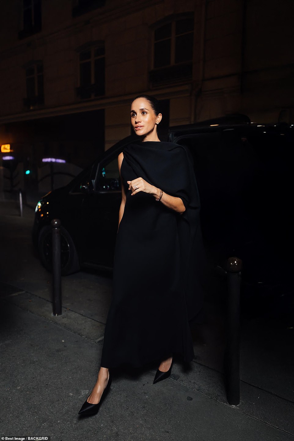 In a new interview the celebrated clothing designer revealed that Meghan had asked him if she could attend - rather than him sending her an invite. But Mr Piccioli did say it was a 'beautiful surprise' and had helped keep her Paris visit to his show secret. When asked about Meghan's trip - and her two outfits - he said: 'Meghan and I met some years ago, and we've been texting ever since. She reached out and said she'd love to come to the show'.
