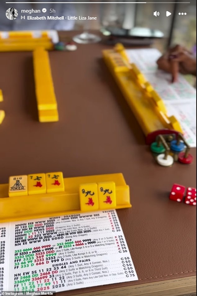 It's possible the mother-of-two was joined by her 'Maj Squad' - consisting of pals Tracy Robbins, Victoria Jackson and Jennifer Rudolph Walsh - as revealed in the first series of her lifestyle show With Love, Meghan