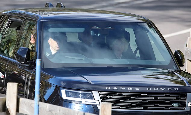 Charles, who continues to be treated for an undisclosed form of cancer , and Camilla, 78, were driven in a Range Rover to the Sunday service at nearby Crathie Kirk