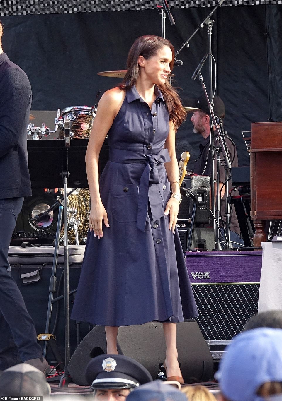 According to its website, 'artisan goldsmiths create each piece with handpicked gemstones based on the intuition, feeling, and passion Logan draws from the natural beauty of the stone'. It's not the first time Meghan has spotted wearing pieces from the company - in the second series of her show With Love, Meghan, the ex-royal could be seen wearing a matching necklace. And in December, the Duchess appeared to be sporting an opulent £42,506 diamond tennis necklace from the jeweller, as she attended the Paley Honors Gala, to support her and Harry's close friend Tyler Perry.