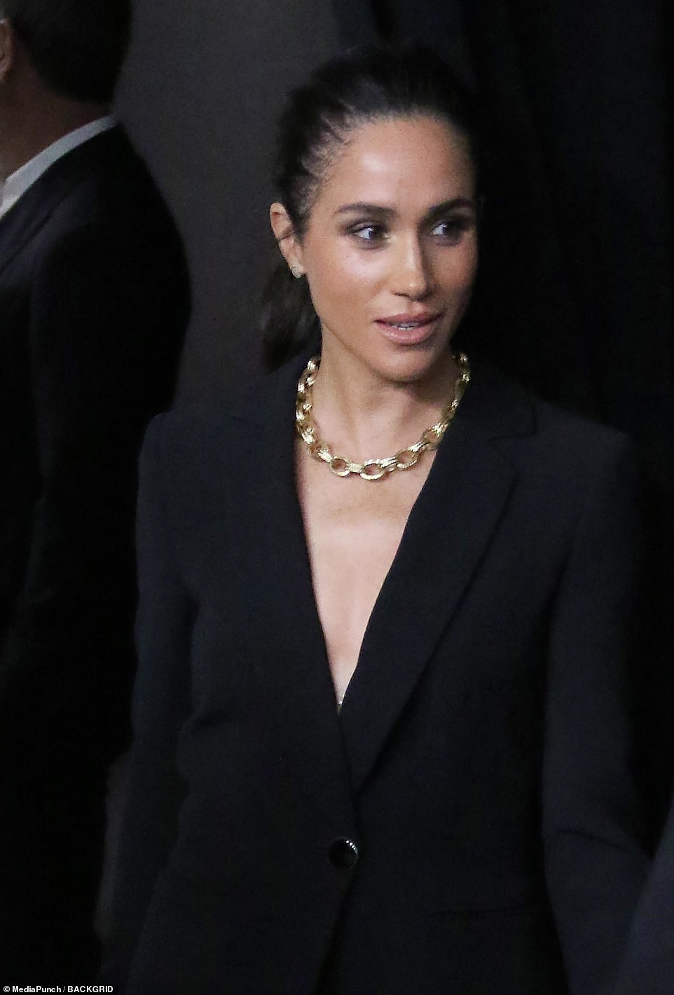 This week, during a Fortune Most Powerful Women Summit at Salamander Hotel in Washington DC, where she compared her Netflix deal to the Obama's, she rocked a white leather skirt by Brochu Walker and a blouse by Gabriela Hearst. It all comes as she quietly shut down her ShopMy account, where she linked her expensive clothing items for commission, even going so far as to share her exact nail polish color with her followers. And, according to experts, Meghan's positioning is quite 'disjointed' right now, as her path for publicity is not exactly clear.