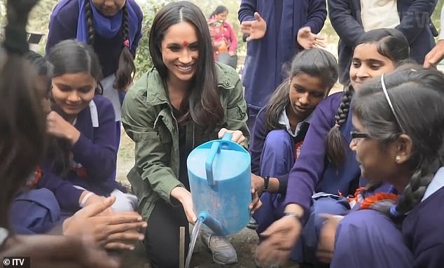 The Duchess in trip to India with World Vision in 2017 as a 'global ambassador' for the charity