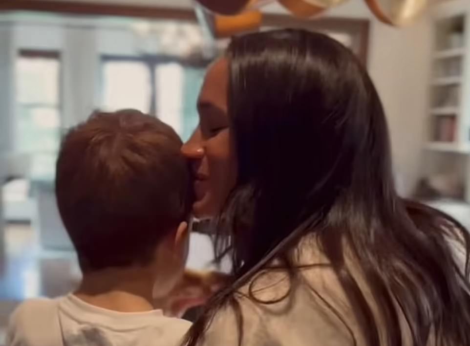 Then Balenciaga's top designer that Meghan had to ask for an invite to her catwalk debut on her polarising Paris trip . The Duchess of Sussex said the visit to Fashion Week in the French capital was 'the culmination of many years of¿friendship' with Pierpaolo Piccioli. But Mr Piccioli has been rather more muted in his response, suggesting that their friendship is one of casual texting. In a recent interview, the celebrated clothing designer revealed that Meghan had asked him if she could attend - rather than him sending her an invite. But Mr Piccioli did say it was a 'beautiful surprise' and had helped keep her Paris visit to his show secret. Documenting her time on the front row, Meghan shared an Instagram Reel that she captioned: 'About last night. Thank you Pierpaolo Piccioli and Balenciaga. 'I've missed you France - thanks for the love.'