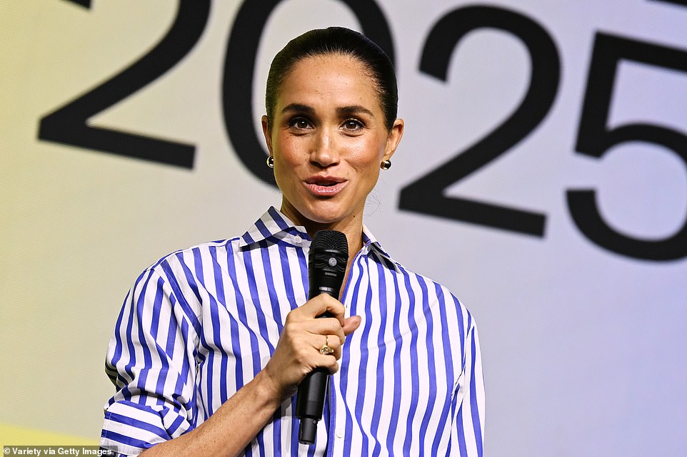 Asked if there would be a third season of her Netflix cooking series, the Duchess replied: 'Well the holiday special is coming out in November and it's a really good one. So we're able to say eight episodes for two seasons - that's a lot of work. And having done Suits for seven years, I remember what goes into production - how much people want content in different sizes. So what we're testing out now - it's amazing to be able to sit and watch a show for 30 minutes but how can I give you a recipe in two minutes and be able to share that with you? And how that continues to grow As Ever.' Meghan added: 'So [I'm] exploring all the options of what that could look like.' However, this isn't Meghan's first foray into the influencer scene. Before marrying Prince Harry in 2018, she founded a successful blog called The Tig, which she ran for almost three years.'