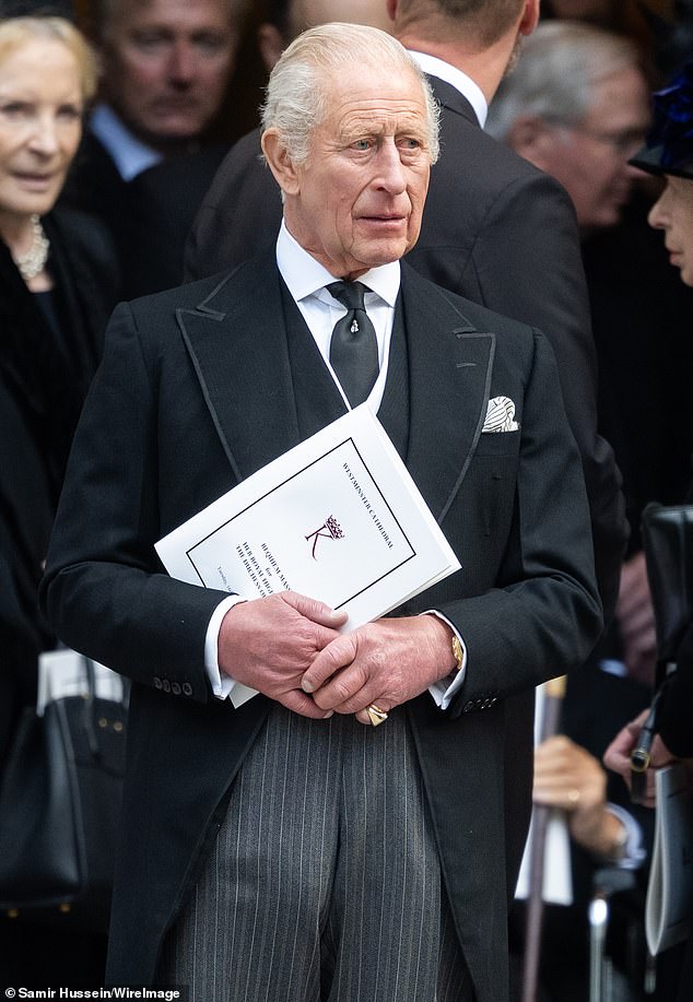 It also came just weeks after Harry reunited with his father King Charles for the first time in 18 months for a face-to-face meeting in London; Charles seen earlier this month in London