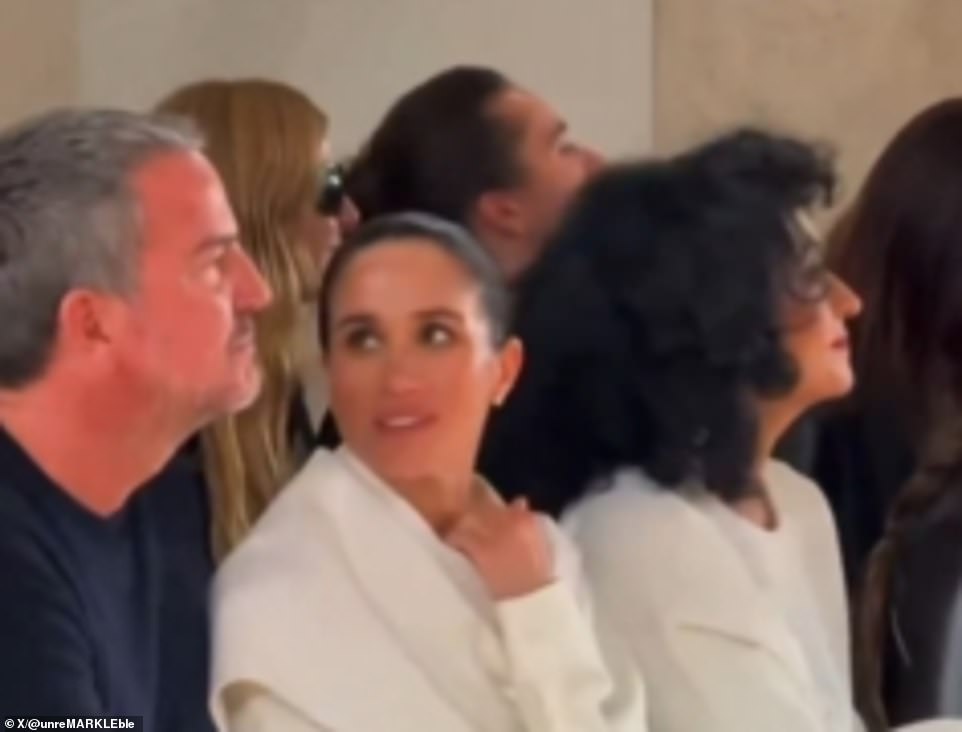 Footage from behind the scenes also captures the moment she appears to attempt to make conversation with British actress Slow Horses star Dame Kristin Scott Thomas, who was seen turning away from her, leaving her awkwardly hanging. The Four Weddings And A Funeral star, 65, whose character Fiona famously married Prince Charles at the end of the film, previously joined King Charles and Queen Camilla for a state banquet at Windsor Castle in honour of President Macron in July, appearing to confirm her position as a close ally of the royal family.
