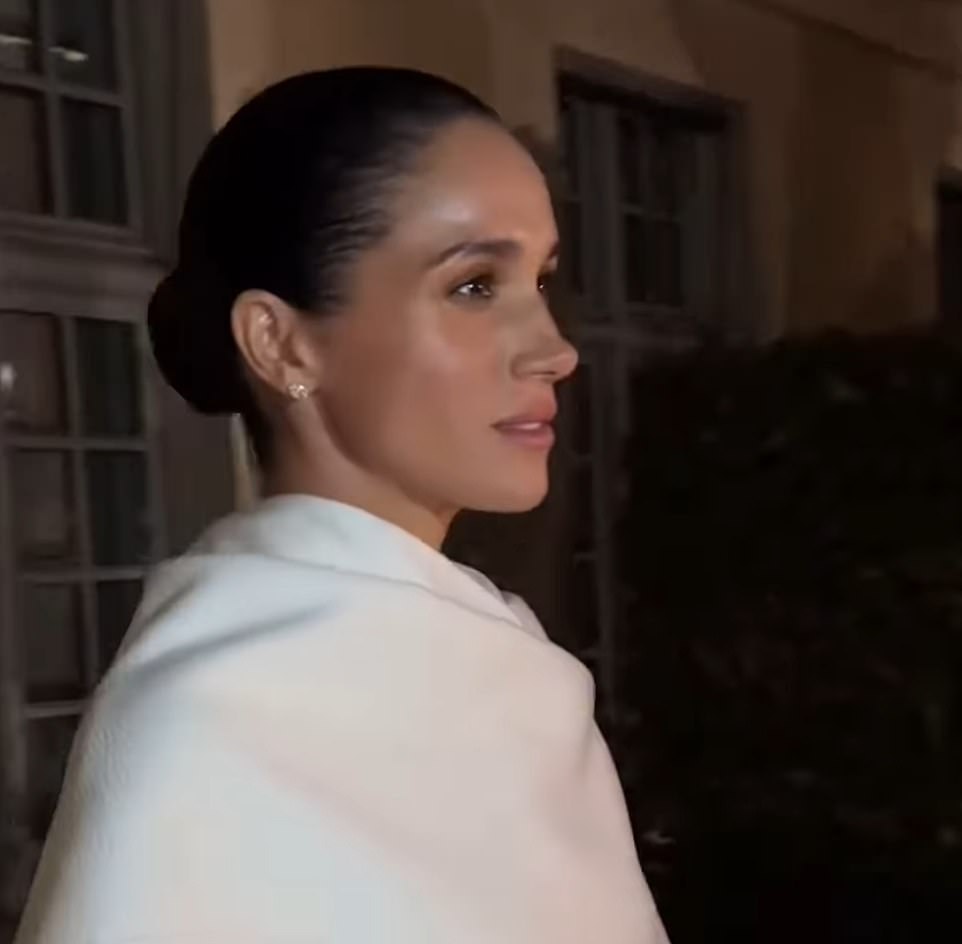Meghan was also mocked for her 'Zoolander' walk, as observers noticed the Duchess of Sussex appeared to be sashaying as she left the Balenciaga show in Paris. The first video posted to her Instagram story on Saturday evening was a teaser of her £745 Balenciaga 'Knife' heels as she strutted out of the £2,210-per-night Plaza Athénée hotel. But critics today likened the Duchess to Zoolander - the dim-witted character made famous by Ben Stiller in the 2001 hit comedy. 'Meghan Markle trying to give Zoolander a run for his supermodel walk,' one said.