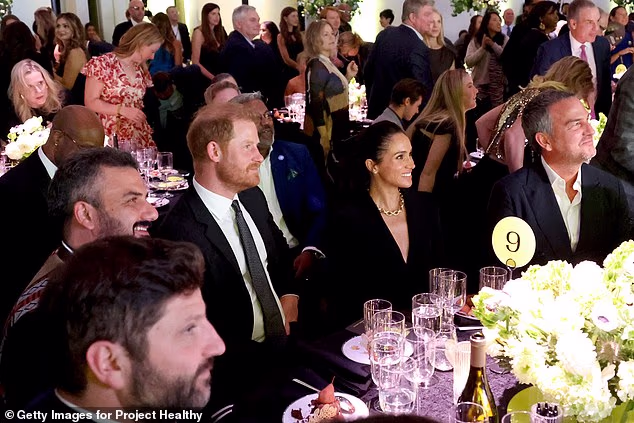 Last night Meghan and Harry were celebrated for their work in the online sphere, beginning in 2020 when they consulted with Stanford University experts tracking social media's impact on young people