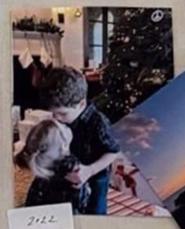 Archie could be seen sweetly kissing his younger sister, Lilibet, in a post Meghan shared on Instagram to mark her and Prince Harry's seventh wedding anniversary