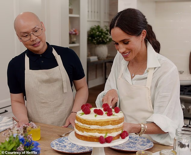 Daniel (pictured left in Netflix's With Love, Meghan) has worked Meghan since her days playing Rachel Zane on Suits